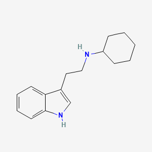 molecular formula C16H22N2 B2875515 N-[2-(1H-indol-3-yl)ethyl]cyclohexanamine CAS No. 46886-89-9