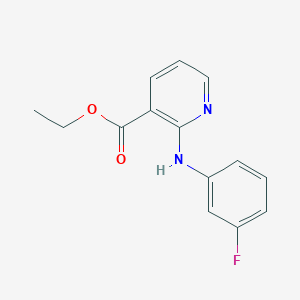 molecular formula C14H13FN2O2 B2875562 Ethyl 2-(3-fluoroanilino)pyridine-3-carboxylate CAS No. 51703-21-0