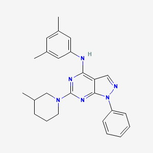 N-(3,5-dimethylphenyl)-6-(3-methylpiperidin-1-yl)-1-phenyl-1H-pyrazolo[3,4-d]pyrimidin-4-amine