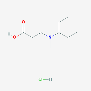 3-(Methyl(pentan-3-yl)amino)propanoic acid hydrochloride