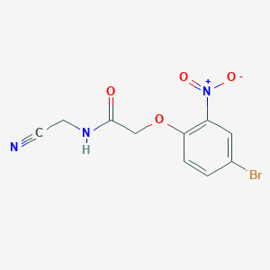 2-(4-Bromo-2-nitrophenoxy)-N-(cyanomethyl)acetamide