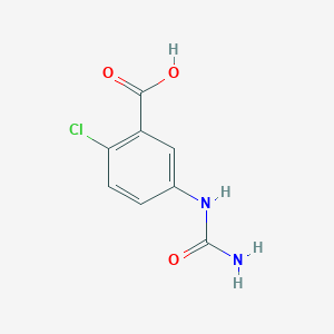 5-(Carbamoylamino)-2-chlorobenzoic acid