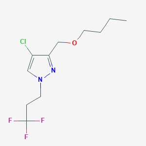 3-(butoxymethyl)-4-chloro-1-(3,3,3-trifluoropropyl)-1H-pyrazole