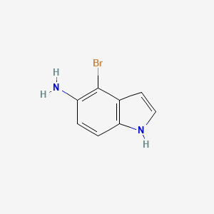 molecular formula C8H7BrN2 B2875763 4-Bromo-1H-indol-5-amine CAS No. 176713-32-9