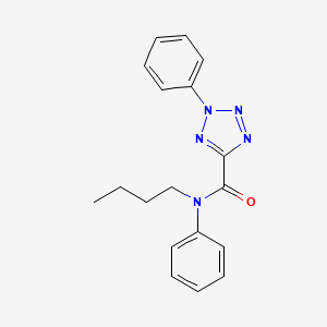 molecular formula C18H19N5O B2875798 N-butyl-N,2-diphenyl-2H-tetrazole-5-carboxamide CAS No. 1396798-90-5