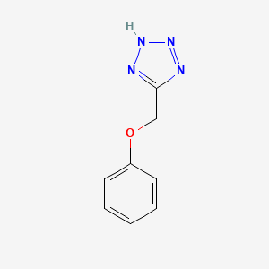 molecular formula C8H8N4O B2875821 5-(phenoxymethyl)-2H-1,2,3,4-tetrazole CAS No. 24896-23-9