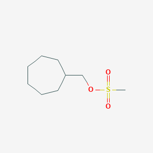 molecular formula C9H18O3S B2875833 Cycloheptylmethyl methanesulfonate CAS No. 75646-22-9