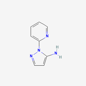 molecular formula C8H8N4 B2875864 1-(Pyridin-2-yl)-1h-pyrazol-5-amine CAS No. 89977-46-8