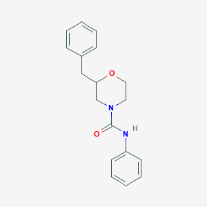 molecular formula C18H20N2O2 B2875923 2-benzyl-N-phenylmorpholine-4-carboxamide CAS No. 1329383-33-6
