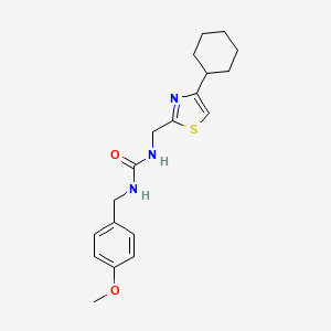 1-((4-Cyclohexylthiazol-2-yl)methyl)-3-(4-methoxybenzyl)urea