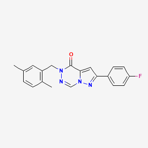 5-(2,5-dimethylbenzyl)-2-(4-fluorophenyl)pyrazolo[1,5-d][1,2,4]triazin-4(5H)-one