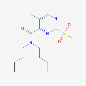 N,N-dibutyl-2-methanesulfonyl-5-methylpyrimidine-4-carboxamide