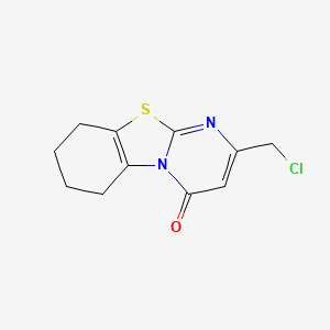 2-(Chloromethyl)-6,7,8,9-tetrahydropyrimido[2,1-b][1,3]benzothiazol-4-one