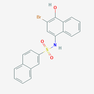 N-(3-bromo-4-hydroxynaphthalen-1-yl)naphthalene-2-sulfonamide