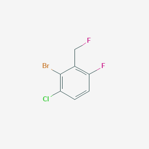 molecular formula C7H4BrClF2 B2876103 2-Bromo-3-chloro-6-fluorobenzyl fluoride CAS No. 2244087-33-8