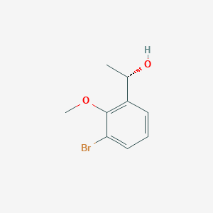 molecular formula C9H11BrO2 B2876155 (1S)-1-(3-bromo-2-methoxyphenyl)ethanol CAS No. 952103-45-6