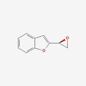 molecular formula C10H8O2 B2876157 2-[(2S)-oxiran-2-yl]-1-benzofuran CAS No. 343614-08-4