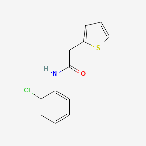 molecular formula C12H10ClNOS B2876217 N-(2-chlorophenyl)-2-(thiophen-2-yl)acetamide CAS No. 349432-62-8