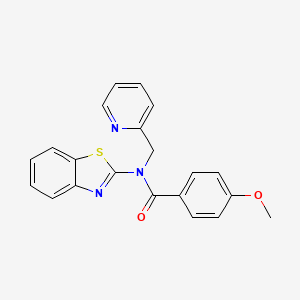 N-(benzo[d]thiazol-2-yl)-4-methoxy-N-(pyridin-2-ylmethyl)benzamide