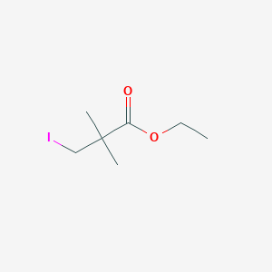 molecular formula C7H13IO2 B2876403 Ethyl 3-iodo-2,2-dimethylpropanoate CAS No. 1013116-55-6