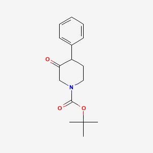 molecular formula C16H21NO3 B2876408 Tert-butyl 3-oxo-4-phenylpiperidine-1-carboxylate CAS No. 930396-00-2