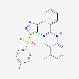 molecular formula C24H21N5O2S B2876429 N-(2,3-DIMETHYLPHENYL)-3-(4-METHYLBENZENESULFONYL)-[1,2,3]TRIAZOLO[1,5-A]QUINAZOLIN-5-AMINE CAS No. 899348-57-3