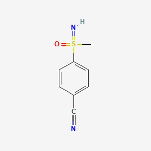molecular formula C8H8N2OS B2876432 4-(S-Methylsulfonimidoyl)benzonitrile CAS No. 1621962-30-8