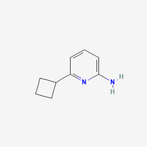 molecular formula C9H12N2 B2876511 6-Cyclobutylpyridin-2-amine CAS No. 1159817-43-2