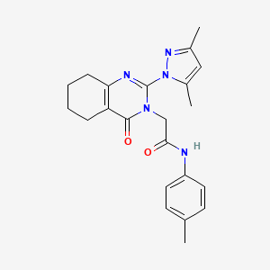 molecular formula C22H25N5O2 B2876514 CID 18572092 CAS No. 1006859-16-0