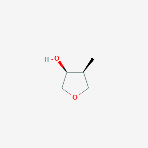 molecular formula C5H10O2 B2876645 cis-4-Methyltetrahydrofuran-3-ol CAS No. 1932610-18-8; 387357-58-6