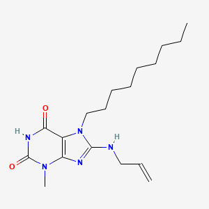 3-Methyl-7-nonyl-8-(prop-2-enylamino)purine-2,6-dione