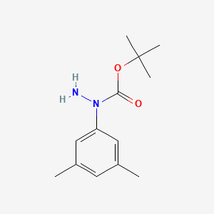 molecular formula C13H20N2O2 B2876781 Tert-butyl 1-(3,5-dimethylphenyl)hydrazine-1-carboxylate CAS No. 380383-80-2