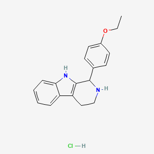 molecular formula C19H20N2O B2876941 1-(4-ethoxyphenyl)-2,3,4,9-tetrahydro-1H-beta-carboline hydrochloride CAS No. 367251-32-9