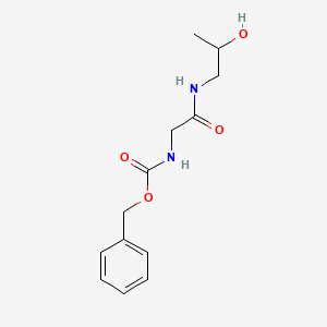 molecular formula C13H18N2O4 B2876958 Benzyl N-{[(2-hydroxypropyl)carbamoyl]methyl}carbamate CAS No. 1820608-35-2