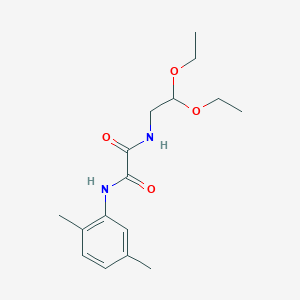 molecular formula C16H24N2O4 B2876976 N1-(2,2-diethoxyethyl)-N2-(2,5-dimethylphenyl)oxalamide CAS No. 898361-13-2