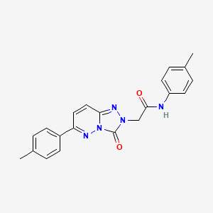 molecular formula C21H19N5O2 B2877014 2-(3-oxo-6-(p-tolyl)-[1,2,4]triazolo[4,3-b]pyridazin-2(3H)-yl)-N-(p-tolyl)acetamide CAS No. 1251550-89-6