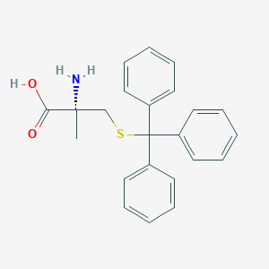 molecular formula C23H23NO2S B2877119 (R)-2-Amino-2-methyl-3-(tritylthio)propanoic acid CAS No. 725728-41-6