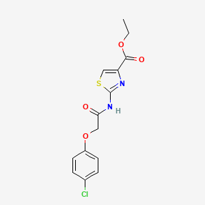 Ethyl 2-(2-(4-chlorophenoxy)acetamido)thiazole-4-carboxylate