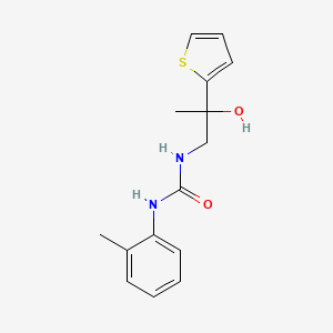 1-(2-Hydroxy-2-(thiophen-2-yl)propyl)-3-(o-tolyl)urea