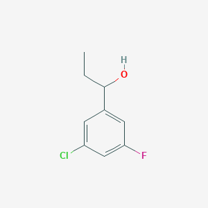 molecular formula C9H10ClFO B2877247 1-(3-Chloro-5-fluorophenyl)propan-1-ol CAS No. 1314929-91-3