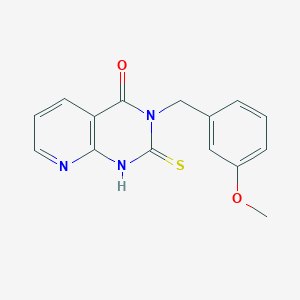 3-(3-methoxybenzyl)-2-thioxo-2,3-dihydropyrido[2,3-d]pyrimidin-4(1H)-one