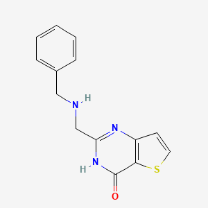 2-[(Benzylamino)methyl]-3H-thieno[3,2-D]pyrimidin-4-one