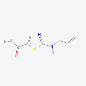 molecular formula C7H8N2O2S B2877333 2-(Allylamino)thiazole-5-carboxylic acid CAS No. 1384798-69-9