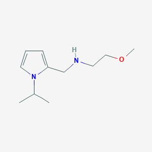 molecular formula C11H20N2O B2877422 N-((1-isopropyl-1H-pyrrol-2-yl)methyl)-2-methoxyethanamine CAS No. 1211504-94-7