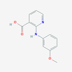 molecular formula C13H12N2O3 B2877521 2-(3-Methoxy-phenylamino)-nicotinic acid CAS No. 57978-47-9