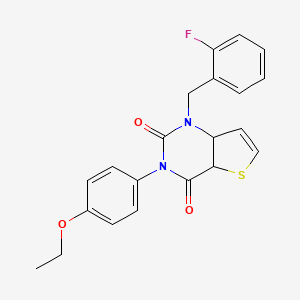 3-(4-ethoxyphenyl)-1-[(2-fluorophenyl)methyl]-1H,2H,3H,4H-thieno[3,2-d]pyrimidine-2,4-dione