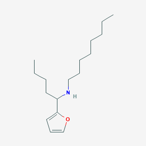 molecular formula C17H31NO B2877728 [1-(Furan-2-yl)pentyl](octyl)amine CAS No. 165277-44-1