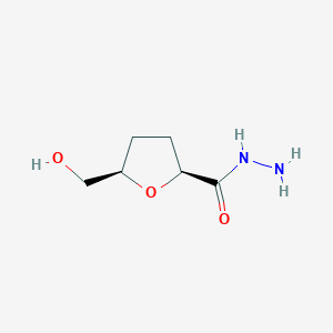 molecular formula C6H12N2O3 B2877852 (2S,5R)-5-(Hydroxymethyl)oxolane-2-carbohydrazide CAS No. 2059911-05-4