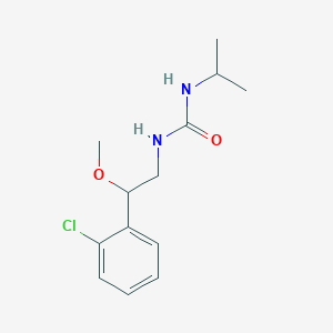 molecular formula C13H19ClN2O2 B2877881 1-(2-(2-Chlorophenyl)-2-methoxyethyl)-3-isopropylurea CAS No. 1795195-54-8