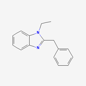 molecular formula C16H16N2 B2877892 2-benzyl-1-ethyl-1H-1,3-benzodiazole CAS No. 39069-33-5